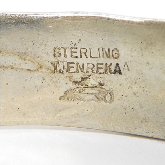 26.6g Sterling silver & 14 k gold Vintage Cuff/bangle - Picture 3 of 4